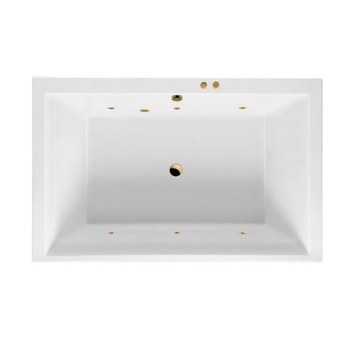 Встраиваемая ванна lux 190x120 soft, Excellent Crown, золото арт. WAEX.CRO19.SOFT.GL