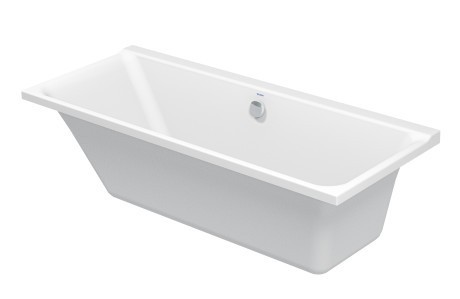 Duravit акриловая ванна 1700 х 700 c наклоном для спины слева, p3 comforts, 700373000000000 цвет: белый
