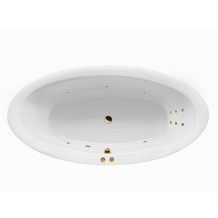 Встраиваемая ванна 190x95 line, Excellent Lumina, золото арт. WAEX.LUM19.LINE.GL