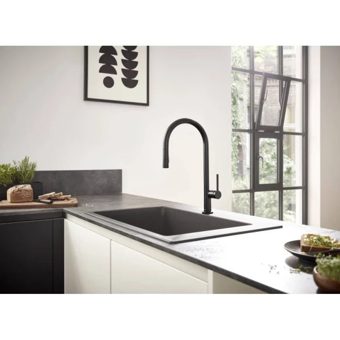 Hansgrohe смеситель для кухни, Talis M54, черный арт. 72801670