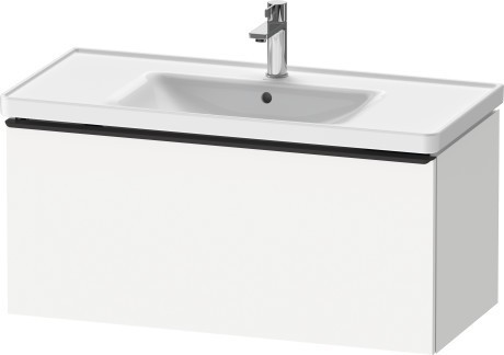 Duravit тумба подвесная под раковину 984 мм х 452 мм, d-neo, de425601818 цвет: gres pietra grey opaco