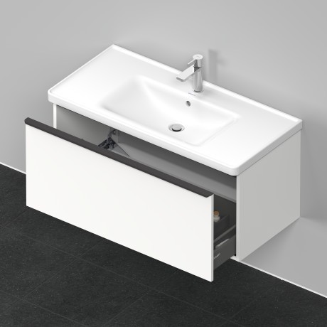 Duravit тумба подвесная под раковину 984 мм х 452 мм, d-neo, de425601818 цвет: gres pietra grey opaco