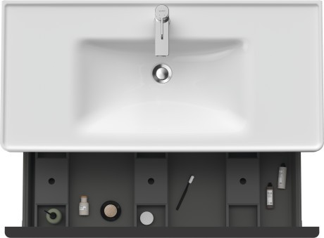 Duravit тумба подвесная под раковину 984 мм х 452 мм, d-neo, de425601818 цвет: gres pietra grey opaco