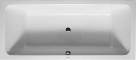 Duravit акриловая встраиваемая ванна 1800 х 800, d-code, 700101000000000 цвет: белый