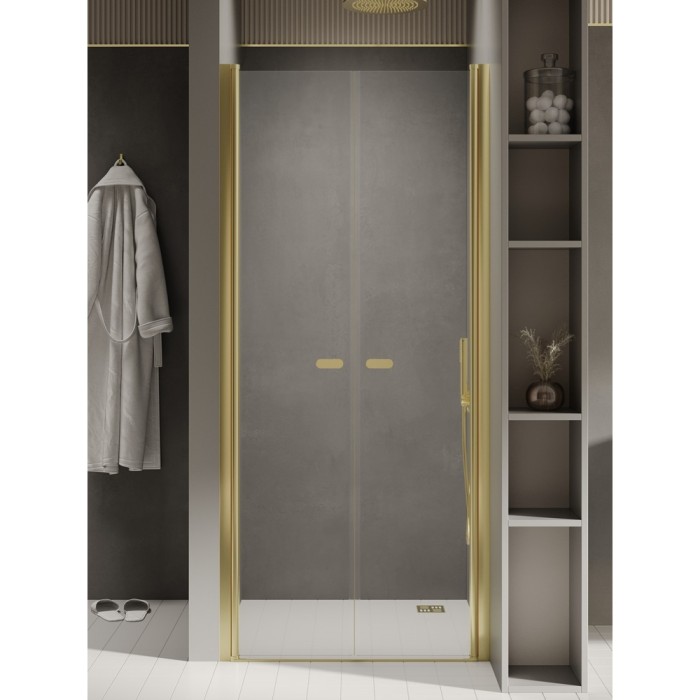Дверь в нишу 90x195, New trendy New soleo light gold, светлое золото арт. D-0456A