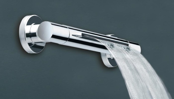 Bossini излив для душа wall, cascata, хром арт. i00271c.030