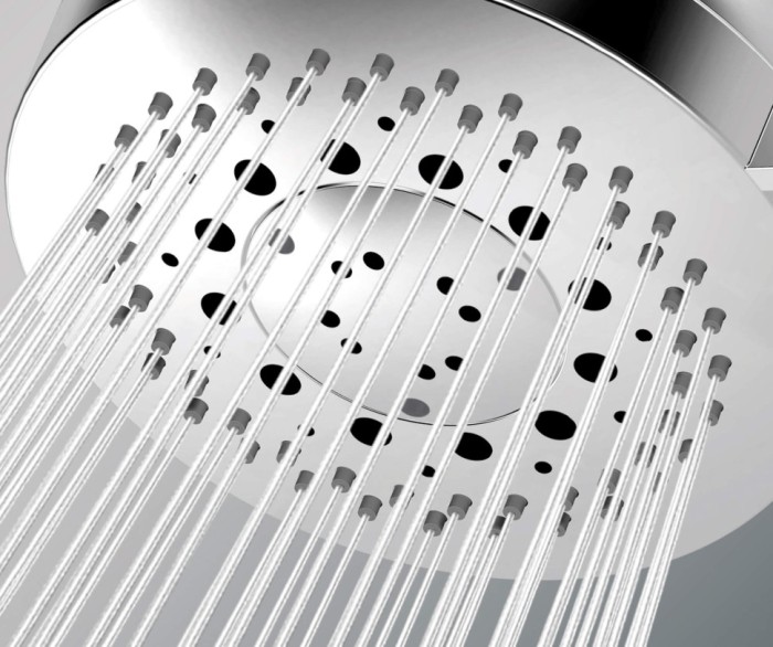 Bossini лейка для душа lp 3 режима, classic, хром арт. b00192.030