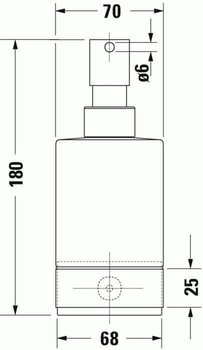 Duravit дозатор жидкого мыла, karree, 0099541000 цвет: белый/хром
