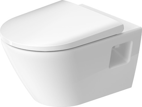 Duravit унитаз подвесной rimless 370 мм х 540 мм, с вертикальным смывом, без смывного края, d-neo, 2578090000 цвет: белый