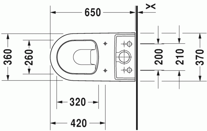 Duravit напольный комбинированный унитаз, me by starck, 2172090000 цвет: белый