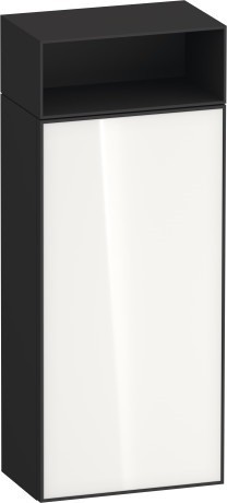 Duravit средний шкаф петли справа 240 мм х 400 мм х 961 мм, zencha, ze1351r64800000 цвет: белое стекло/графит суперматовый