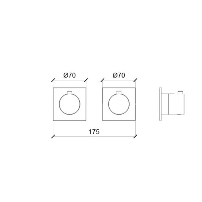 Almar смеситель для душа water control modular, латунь арт. e180182.hb