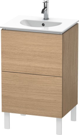 Duravit тумба напольная под раковину, l-cube, lc660405252 цвет: дуб европейский