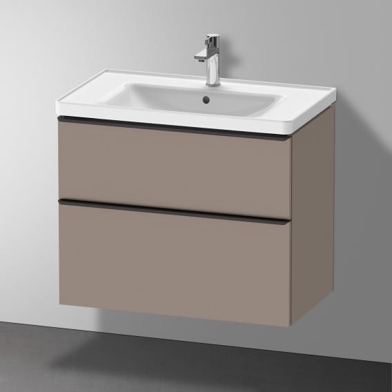 Duravit тумба подвесная под раковину de43554343 784 мм х 452 мм, d-neo, de435504343 цвет: базальт матовый