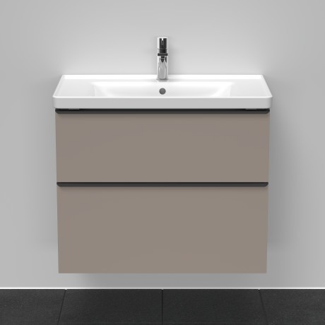 Duravit тумба подвесная под раковину de43554343 784 мм х 452 мм, d-neo, de435504343 цвет: базальт матовый