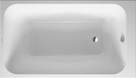 Duravit акриловая встраиваемая ванна 1400 х 800, durastyle, 700233000000000 цвет: белый