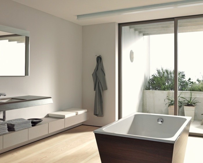 Duravit акриловая встраиваемая ванна 1400 х 800, durastyle, 700233000000000 цвет: белый