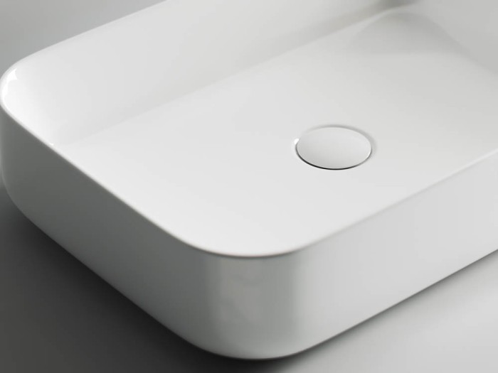 Ceramicanova раковина накладная element, cn5004 цвет: белый