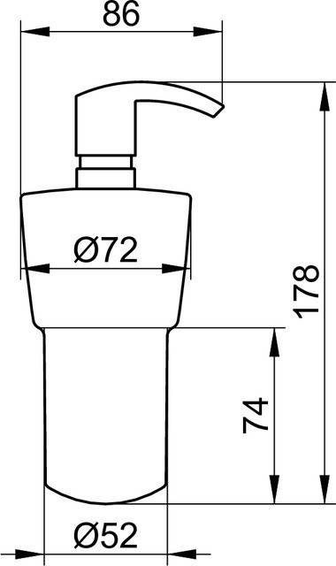 Keuco дозатор для жидкого мыла, city.2, хром арт. 02753 019000
