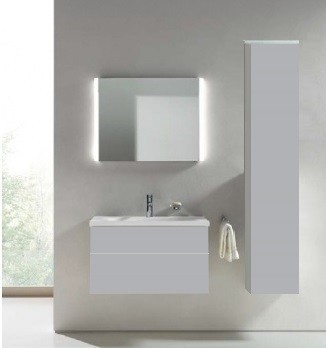 Keuco высокий шкаф-пенал, royal reflex, титан арт. 34031 130002