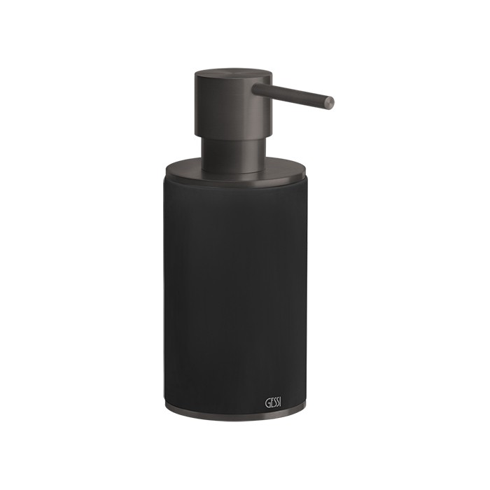 Gessi Дозатор для жидкого мыла настольный, 316, 54738#707 цвет: черный/brushed black metal pvd