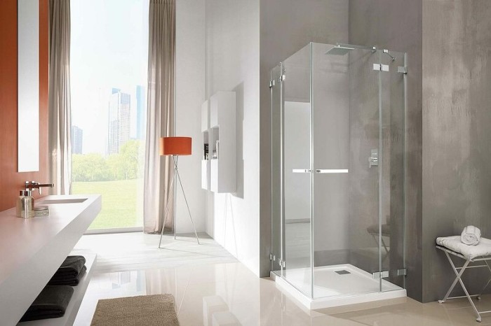 Radaway душевая дверь kdd 80 профиль хром стекло прозрачное, Euphoria - 383061-01R