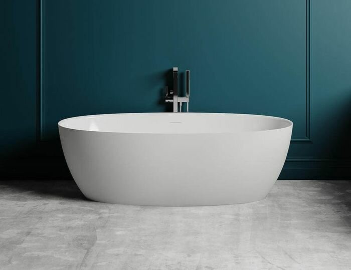 Salini ванна отдельностоящая 170x80, alda, 101922mrh цвет: матовый белый