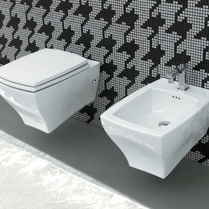 ArtCeram биде (подвесное), jzb001 05 00 jazz цвет: белый матовый