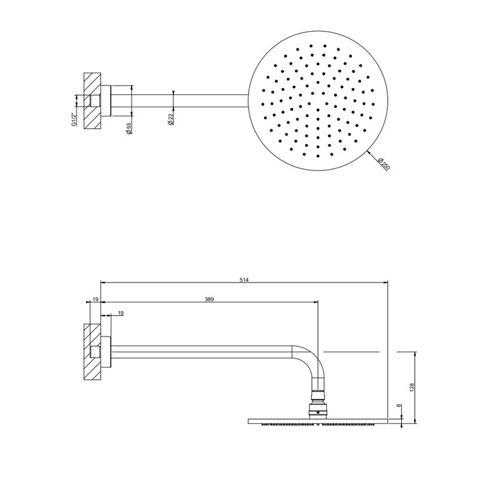 Gessi Штанга в комплекте с душевой лейкой, шланг 1500 мм и вывод воды, Origini, 66148#031 цвет: хром