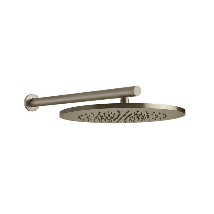 Gessi Верхний душ d35.5см., с настенным держателем 45см., 316, 54148#726 цвет: warm bronze brushed pvd