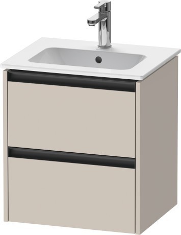 Duravit тумба подвесная под раковину 420 мм х 510 мм х 549 мм, ketho.2, k25261091910000 цвет: серо-коричневый матовый