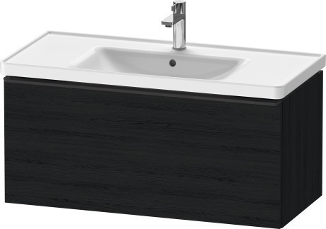 Duravit тумба подвесная под раковину 984 мм х 452 мм, d-neo, de425601616 цвет: чёрный дуб