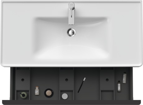 Duravit тумба подвесная под раковину 984 мм х 452 мм, d-neo, de425601616 цвет: чёрный дуб