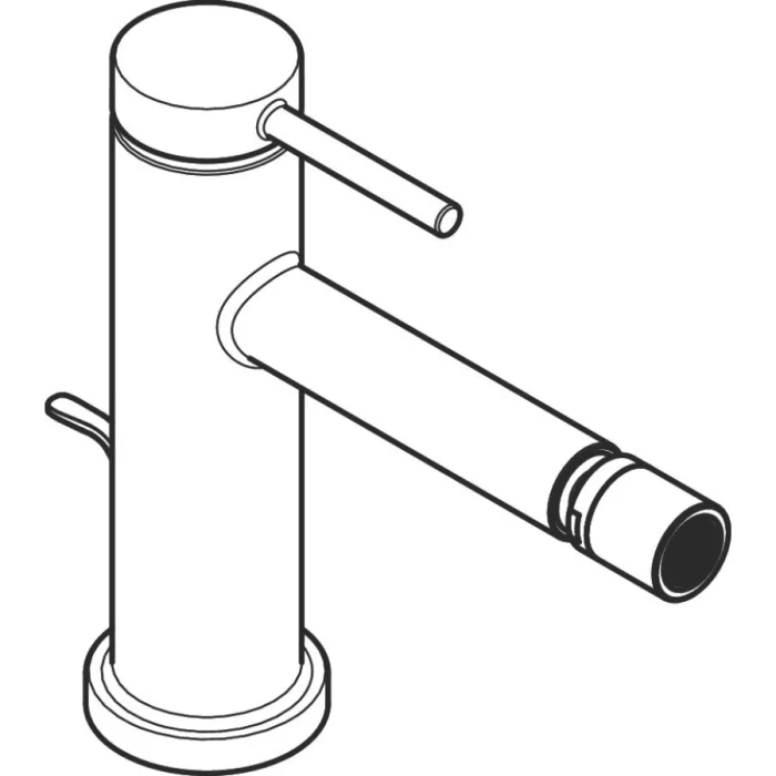 Hansgrohe смеситель для биде с донным клапаном, Tecturis S, хром арт. 73201000