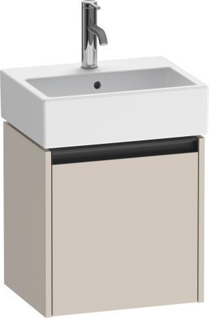 Duravit тумба подвесная под раковину 338 мм х 434 мм х 440 мм, ketho.2, k25070r83830000 цвет: серо-коричневый суперматовый