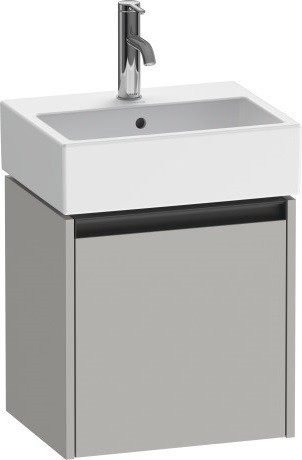 Duravit тумба подвесная под раковину 338 мм х 434 мм х 440 мм, ketho.2, k25070r07070000 цвет: бетонно-серый матовый