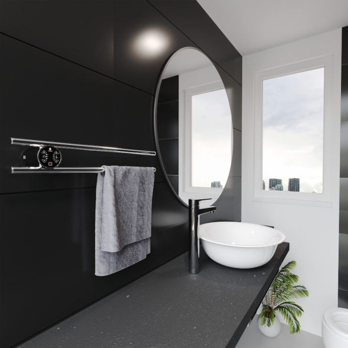 Terminus электрический полотенцесушитель полка электро п2 круг 500х90, электрика люкс арт. 4630080266018