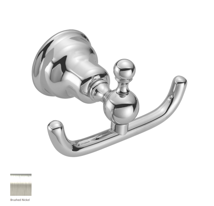 Cisal крючок для полотенец, 4010.01h.ac huber croisette, цвет: satin brushed nickel