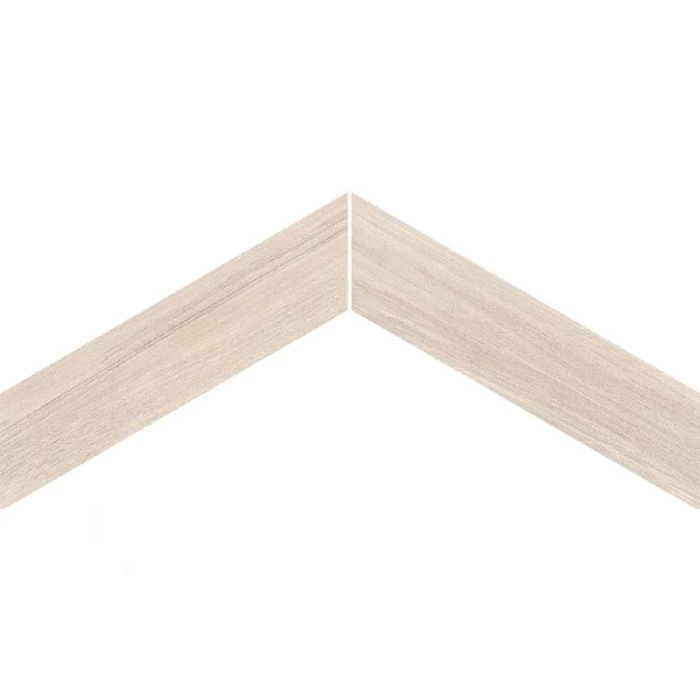 Emil Ceramica керамогранитная плитка sleekwood chevron 60° white, арт. efcy