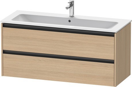 Duravit тумба подвесная под раковину 480 мм х 1210 мм х 550 мм, ketho.2, k25265030300000 цвет: натуральный дуб