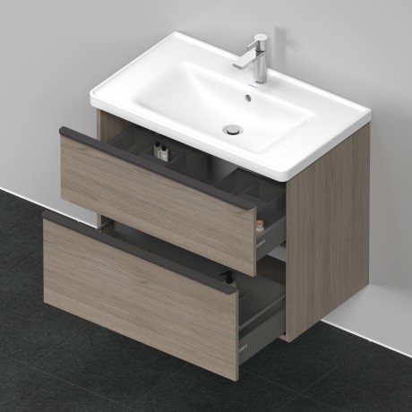 Duravit тумба подвесная под раковину 784 мм х 452 мм, d-neo, de435503535 цвет: дуб терра