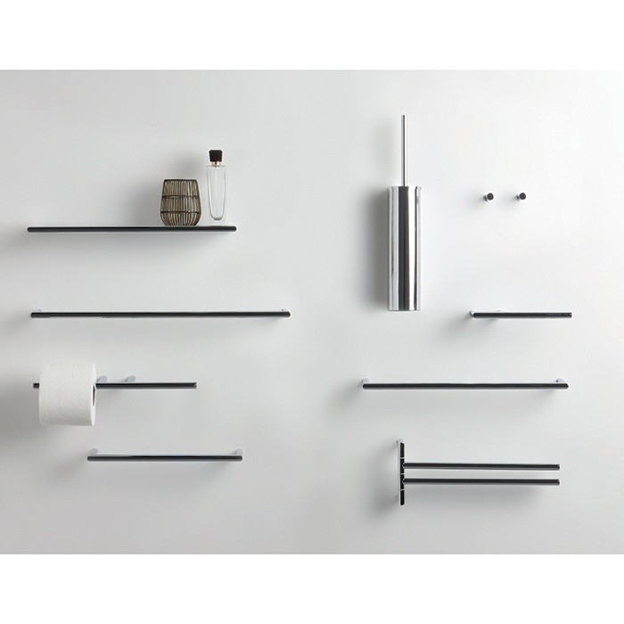 Bertocci держатель для туалетной бумаги trecento, черный арт. 125 4804 0800