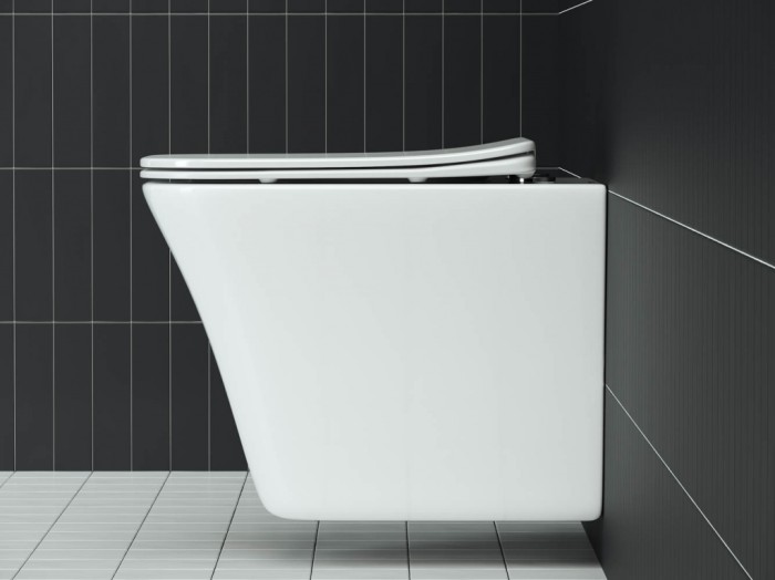 Ceramicanova подвесной унитаз с сиденьем mono, cn1902 цвет: белый