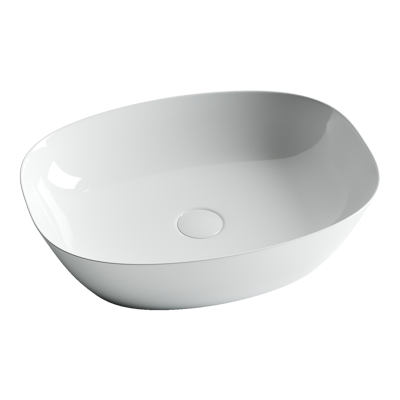 Ceramicanova раковина накладная element, cn5005 цвет: белый