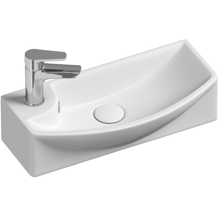 Ceramicanova раковина подвесная element, cn6038r цвет: белый