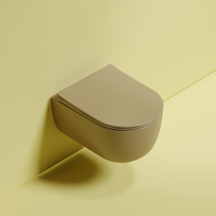 Ceramicanova подвесной унитаз modena, cn6063mc цвет: коричневый