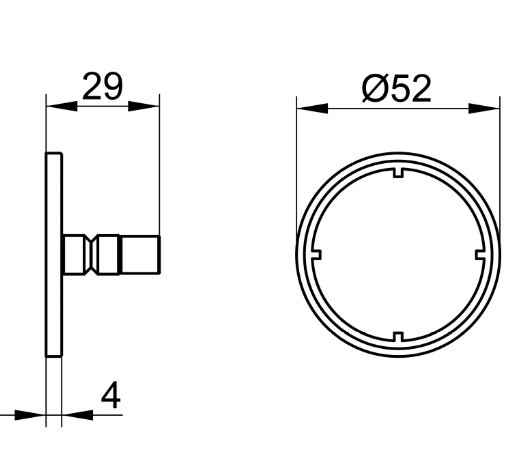 Keuco клеевой комплект №5 collection reva, сollection reva, арт. 04994 000501