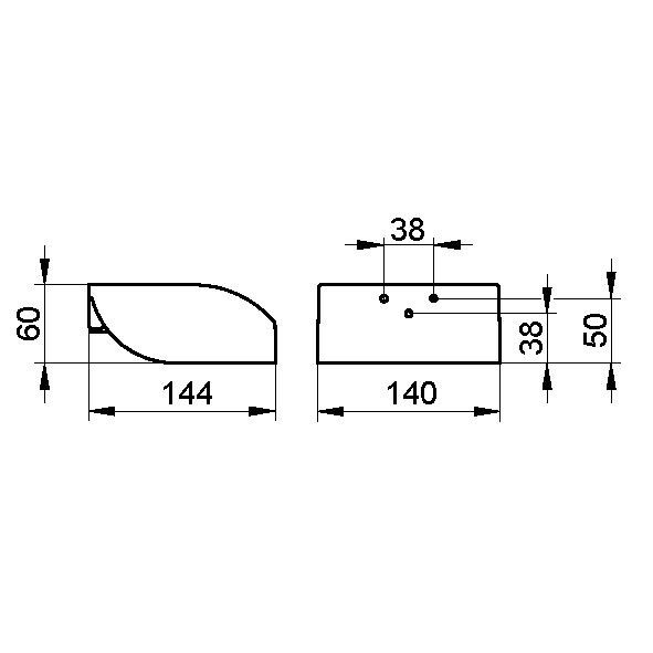 Keuco держатель туалетной бумаги, elegance new, хром арт. 11660 010000