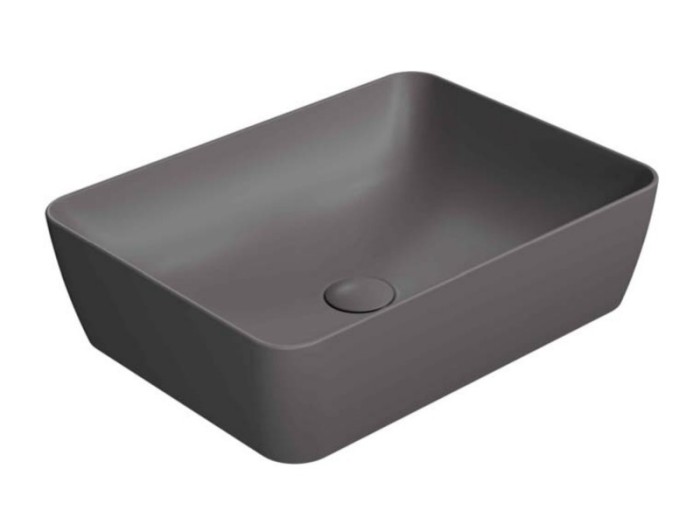 GSI Раковина накладная 50х38х14 см, bistro matte, санфаянс, Color-elements - 903716