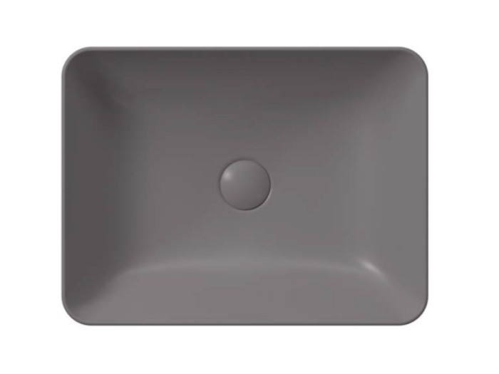 GSI Раковина накладная 50х38х14 см, bistro matte, санфаянс, Color-elements - 903716